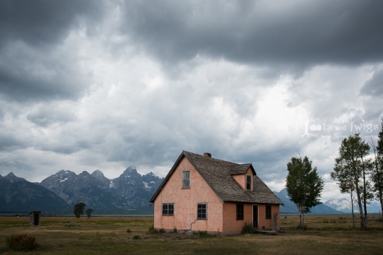 John and Bartha Moulton Home, Mormon Row, Kelly, Wyoming