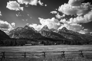 Grand Tetons in Black and White