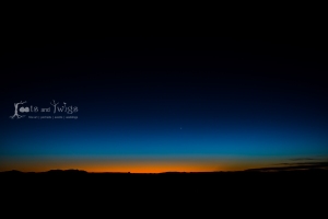 Venus at Sunset, from Island in the Sky, Canyonlands National Park
