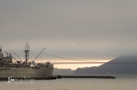 Pier 45 and the SS Jeremiah O'Brien, San Francisco, California
